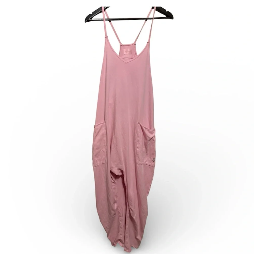 FP Movement by Free People Hot Shot Onesie Bubblegum Pink size XS - Picture 3 of 5